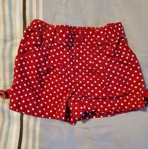 Gymboree Red white polka dot lady bug shorts